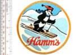 Vintage Skiing &amp; Beer Hamm&#39;s Bear Ski Patrol Beer Promo Patch - £7.98 GBP