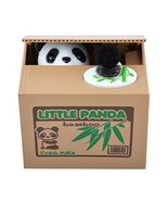 Piggy Bank Panda Stealing Coin Money Saving Robotic Mechanical Automated... - $22.80 CAD