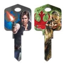 Star Wars Key Blanks Schalge SC1, Han Solo &amp; Chewbacca - $10.99