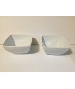 Fitz Home White Square Bowl 6&quot; Set of 2 - £10.19 GBP