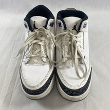 Nike Air Jordan 3 Retro Dark Iris GS Purple White DM0966-105 Size 2Y - £47.01 GBP