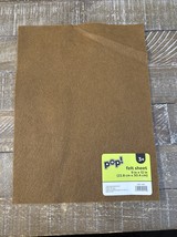 Pop! Felt Sheet 9x12” Brown - $11.76
