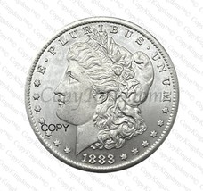 1883 CC Morgan Silver Dollar Commemorative COPY coin - £11.94 GBP