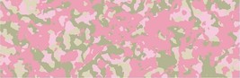 Pink Camoflauge Ladies Army, vinyl Wrap MATTE Finish NON Laminated 12&quot;x36&quot; - £19.51 GBP