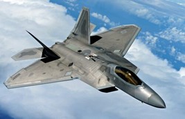 F-22 Raptor over the Pacific. Photo Art Print Repro. Canvas Giclee - £7.46 GBP+