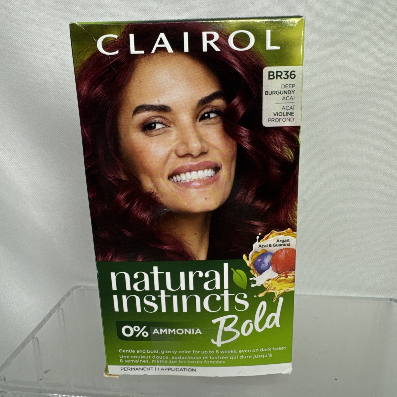 Clairol BR36 deep burgundy Açaí Natural Instincts Bold Permanent Hair Co... - $6.99