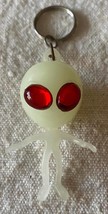 Cosmo Isle Hakui Space Science Museum Souvenir Alien Keychain Fluorescente - £9.10 GBP