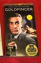 1964 Goldfinger James Bond Vhs 007COLLECTION Factory Selaed New Video Movie Vtg - £11.93 GBP
