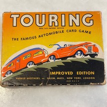 Vintage Touring Automobile Card Game Parker Brothers 1937 Driving Complete - $19.79