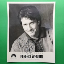 Jeffery Speakman Signed B&amp;W Head Shot Perfect Weapon 8 x 10 Photo 90s Ho... - $37.95