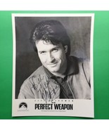 Jeffery Speakman Signed B&amp;W Head Shot Perfect Weapon 8 x 10 Photo 90s Ho... - £29.22 GBP