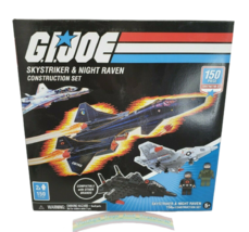 New In Box Gi Joe Skystriker + Night Raven Construction Set 150 Pce Hasbro 2020 - £30.36 GBP