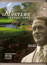 2002 Masters Golf program Tiger Woods Augusta - £34.19 GBP