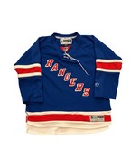 Reebok New York Rangers Stitched NHL Blue Hockey Jersey Youth L/XL - $24.99