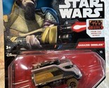 Star Wars Rebels Garazeb Orrelios Zeb Hot Wheels Die Cast Disney Mattel ... - £6.97 GBP
