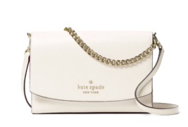 New Kate Spade Carson Saffiano Leather Convertible Crossbody bag Parchment - £78.42 GBP