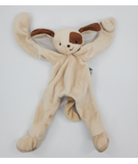 Bunnies by the Bay Puppy Dog Security Blanket &amp; Pacifier Holder Tan Brow... - $323.48 MXN
