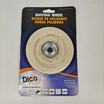 Dico Cotton Medium Cushion Buffing Wheel #36 4&quot; 7000120 - $10.88