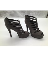 Guess Gray Gladiator High Heel Shoes 6.5 M - $12.86