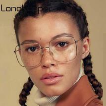 LONG KEEPER - Original Vintage Oversized Square Glasses Frame Women Men ... - £55.82 GBP