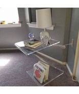 Acrylic Z side table - $549.00