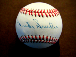 Duke Snider 1955 Brooklyn Dodgers Hof Signed Auto Vintage Onl Baseball Jsa - £93.86 GBP