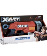New ZURU X-Shot Excel Double Reflex 6 Foam Dart Blaster with 12 Darts - $12.82