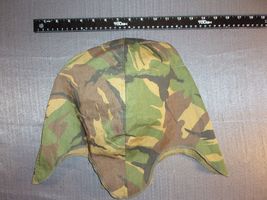 Netherlands DUTCH Army Woodland BDU Camo KL Combat Helmet Cover Dated 11/90 - $17.22