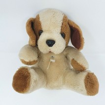 Vintage Atlanta Gerber Musical Pull String Brown Puppy Dog Stuffed Animal Plush - £37.12 GBP