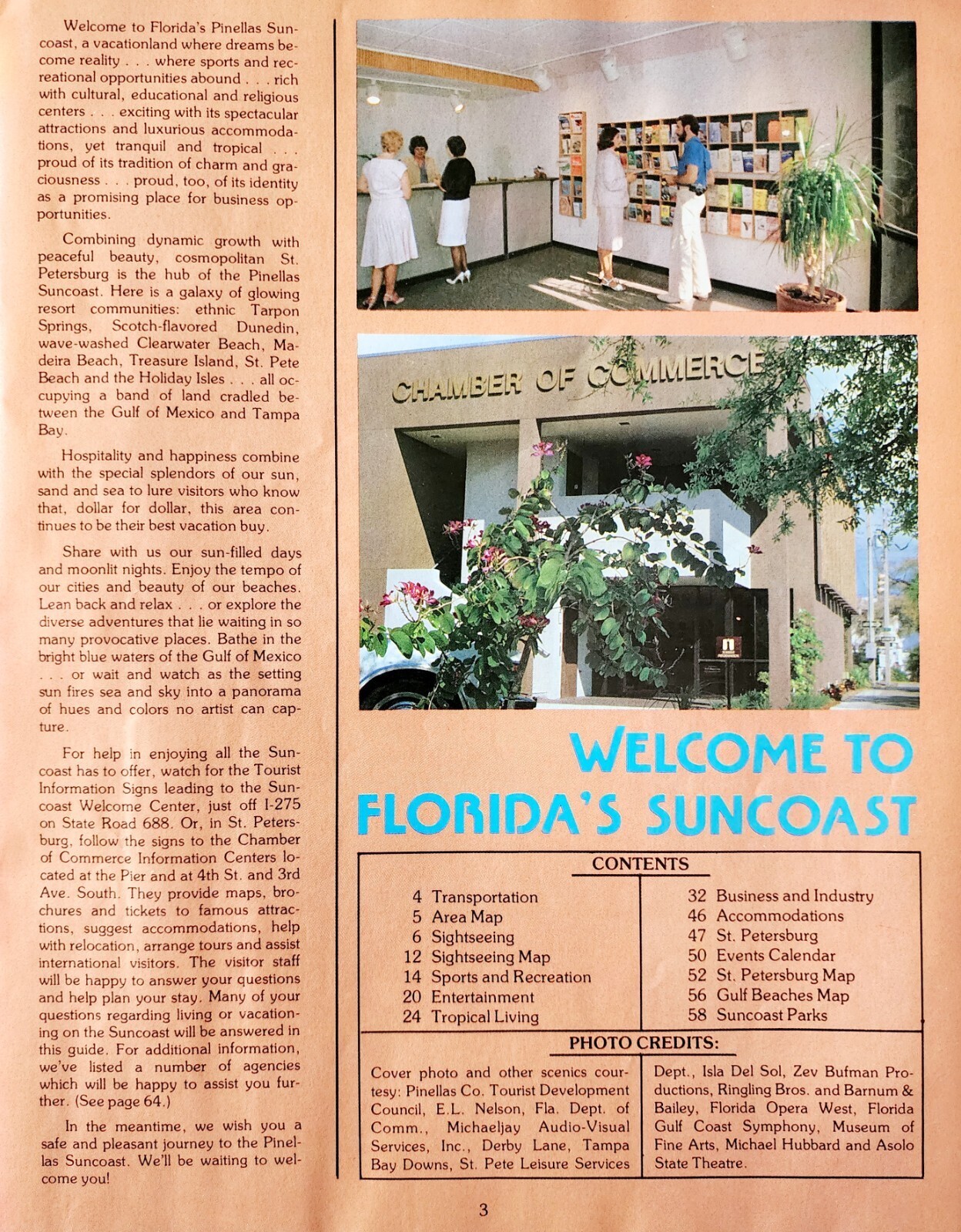 1984 Florida's Suncoast St Petersburg Vintage Travel Magazine Brochure 2 DWF18 Item image 3