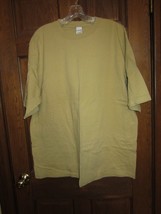 Vintage Fruit Of The Loom Easy To Wear Heather Beige T-Shirt - Size 2X - £13.30 GBP