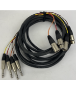 Belden 4 Channel Male 1/4&quot; Phone - 3-Pin Neutrik XLR MALE FEMALE Snake C... - $55.76 CAD