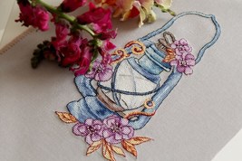 Lantern cross stitch magic light pattern pdf - Old Lamp cross stitch fairy  - £9.15 GBP