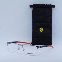 Ferrari Scuderia FZ7001 105 Gunmetal Brushed 57mm Eyeglasses New Authentic - $102.85