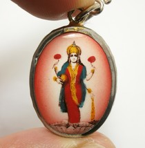 Maa Laxmi Lakshmi Devi blessed 1980s for rich wealth money success magic Hindu g - £25.29 GBP