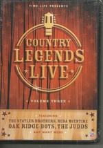 NEW! Country Legends Live V3 REBA JUDDS STATLER BROS. OAK RIDGE BOYS SHI... - $9.99