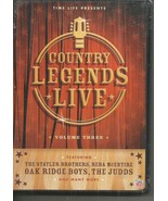 NEW! Country Legends Live V3 REBA JUDDS STATLER BROS. OAK RIDGE BOYS SHI... - €8,67 EUR