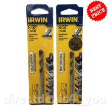 Irwin  1792768 9/32&quot; Multi Material Drill Bit (Pack of 2) - £13.51 GBP