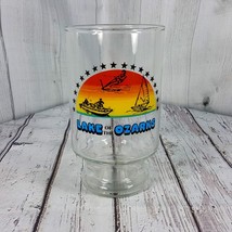 Vintage Lake of the Ozarks Jumbo Drinking Glass Sunset Boating Waterskiing - $29.09