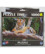 Sure Lox 1000 Piece Puzzle Time BENGAL TIGER Cat size 27" x 19" - €26,07 EUR