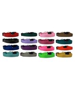Nylon Cat Safety Adjustable Breakaway Collars 6 to 10 inch x 3/8" 16 Colors USA - $8.89