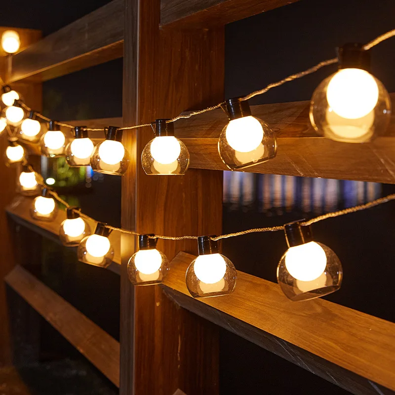 LED Bulb Light String Outdoor Waterproof EU/US  Fairy Gar Garden Courtyard Balco - £182.73 GBP
