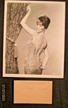 NATALIE WOOD :ACTRESS (GYPSY) ORIGINAL AUTOGRAPH CARD &amp; PHOTO (CLASSIC) - $27,708.89 MXN