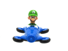 Nintendo Super Mario Brothers Blue Cart Luigi Racer Car McDonalds Happy Meal Toy - £3.89 GBP