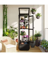 Mini Greenhouse: 62.4&quot; Tall Wood Garden Grow House - $240.99