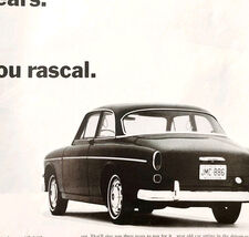 1966 Volvo You Rascal Advertisement Automobilia Sweden Cars Vintage DWII31 - €8,58 EUR