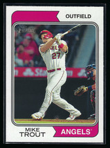 2023 Topps Heritage #5 Mike Trout Los Angeles Angels - £1.39 GBP