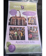 Tool Tote Sewing Pattern by Quilts Illustrated Includes 2 Metal Stays - £16.29 GBP
