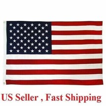 3x5 Ft American Flag w/ Grommets United States Flag US Flag USA America Outdoor - $8.88+