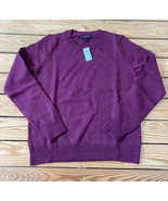 banana republic NWT $64.99 Men’s pullover knit sweater Size S purple E11 - £20.94 GBP